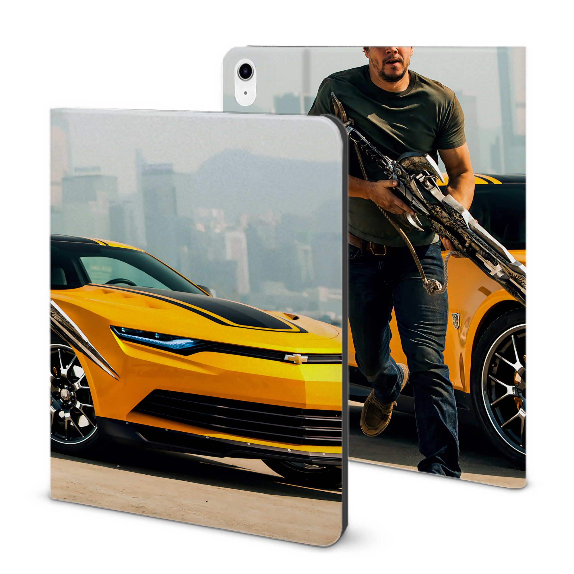 （画像用） Transformers トランスフォーマー IPad ケース ブック型 PUレザー TPU 耐衝撃 軽量 薄型 ペン収納なし 全面保護 IPad 各モデル対応